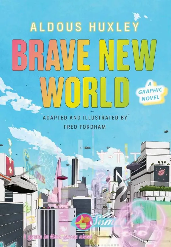 Brave New World by Aldous Huxley book cover