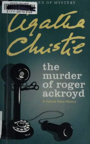The Murder of Roger Ackroyd by Agatha Christie book cover