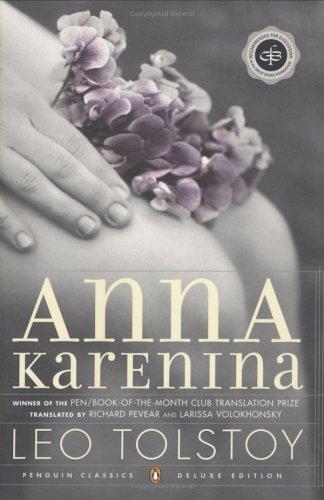 Anna Karenina by Leo Tolstoy book cover