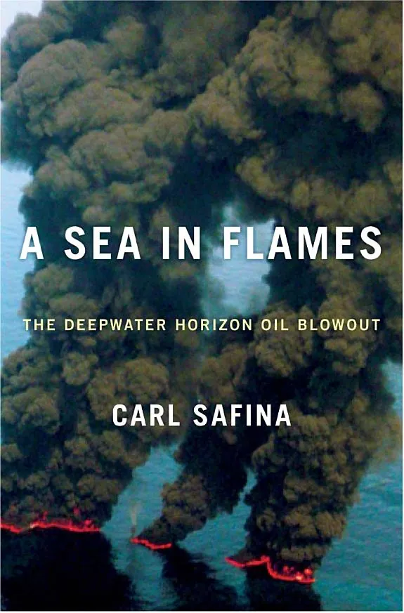 A Sea in Flames: The Deepwater Horizon Oil Blowout by Carl Safina book cover