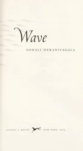 Wave by Sonali Deraniyagala book cover