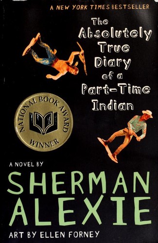 The Absolutely True Diary of a Part-Time Indian by Sherman Alexie book cover