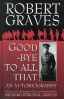 Goodbye to All That by Robert Graves book cover