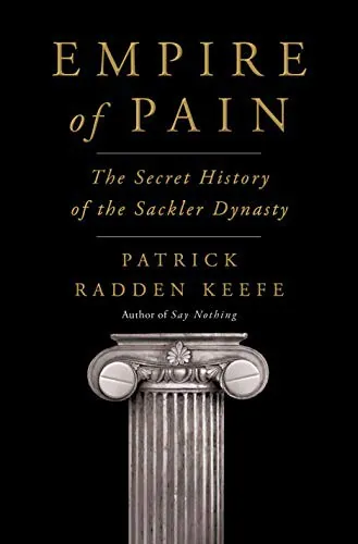 Empire of Pain by Patrick Radden Keefe book cover