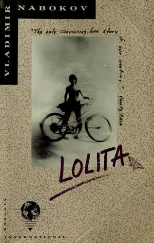 Lolita by Vladimir Nabokov book cover