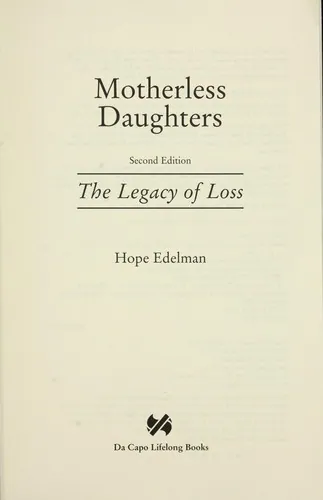 Motherless Daughters by Hope Edelman book cover