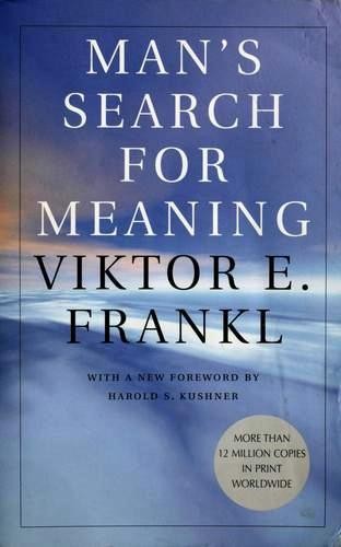 Man's Search for Meaning by Viktor Frankl book cover